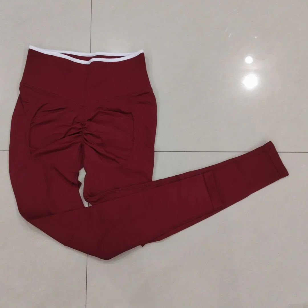 DFVYRA Pantalon de yoga taille haute pour femme, effet galbant, séchage rapide, très élastique, moulant, pour fitness et entraînement sportif, rehaussement des fessiers
