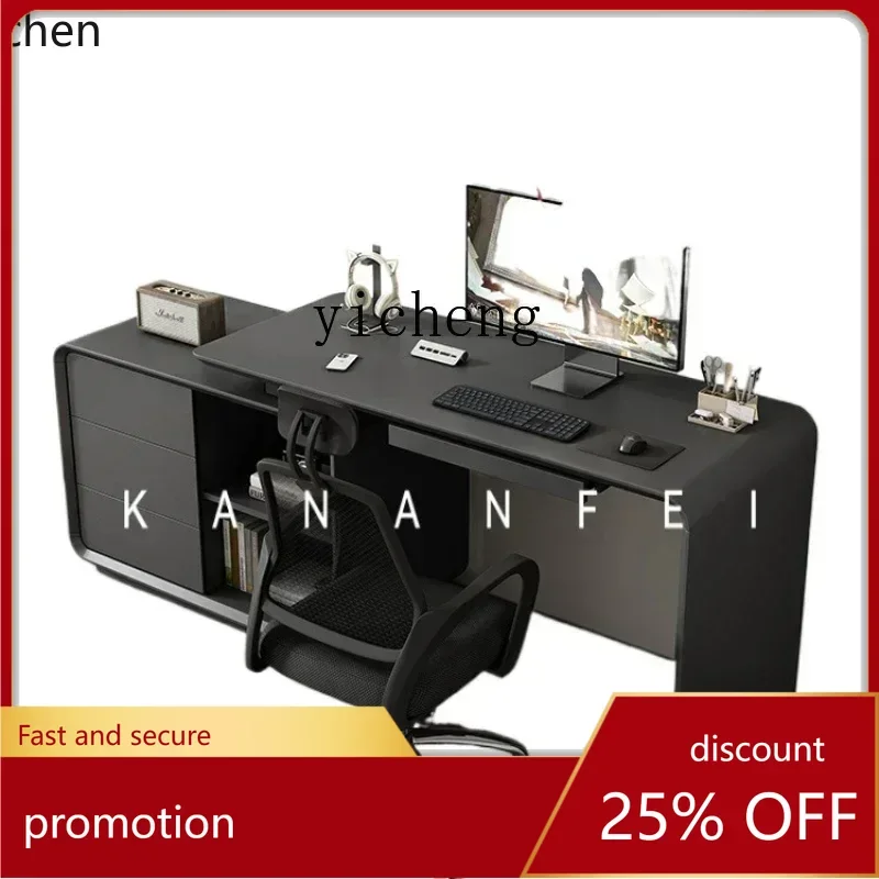 ZMLModern Simple Paint Corner Rotating Computer Table Small Apartment Bedroom Study Home Retractable Desk