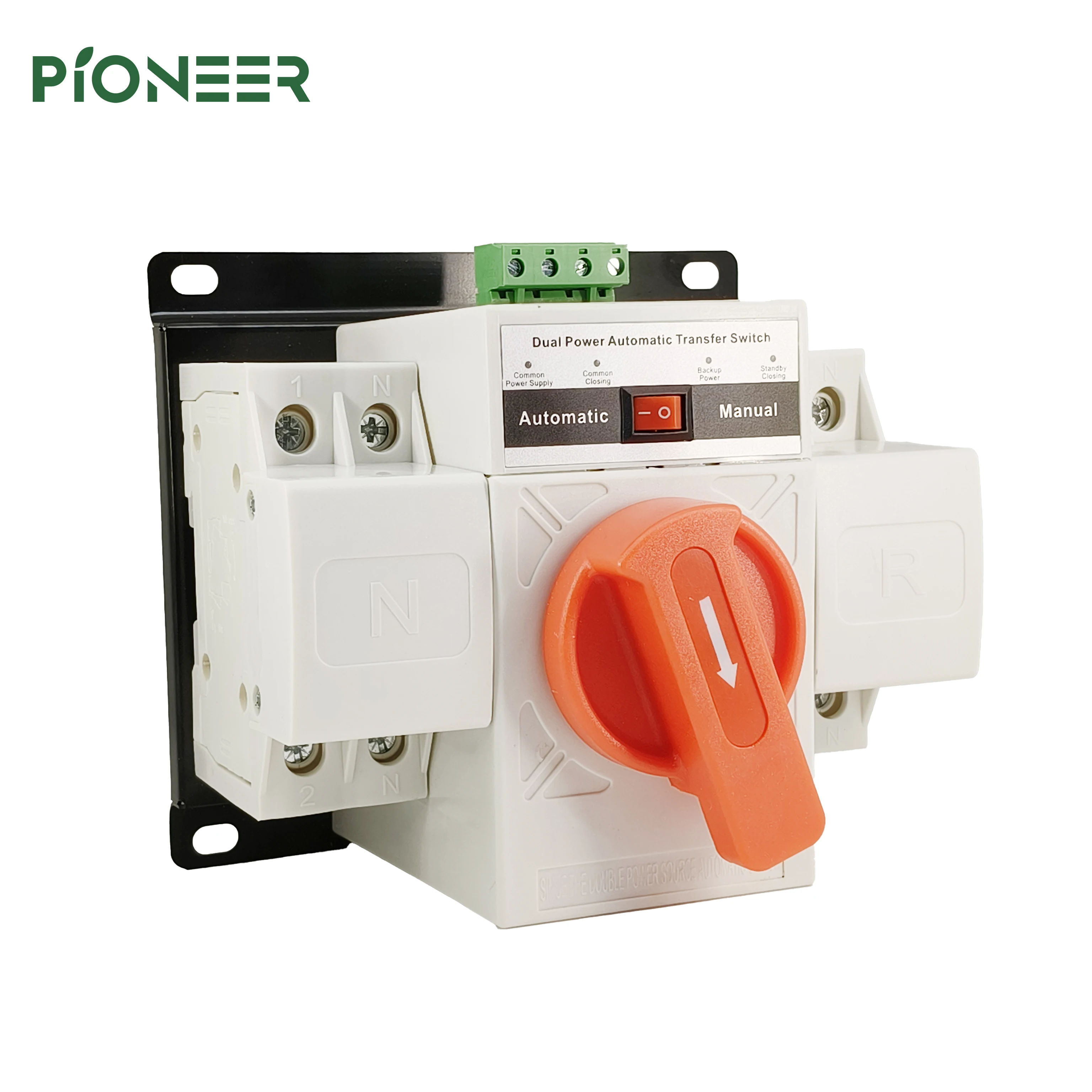 

Single Phase 125A ATS Dual Power Automatic Transfer Electrical Selector Switches Din Rail CB Type