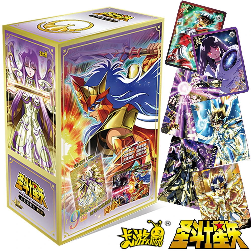 Kayou Saint Seiya Collection Card For Child Science Fiction Adventure Anime Shaina Marin Saori Kido Limited Game Card Kids Toys