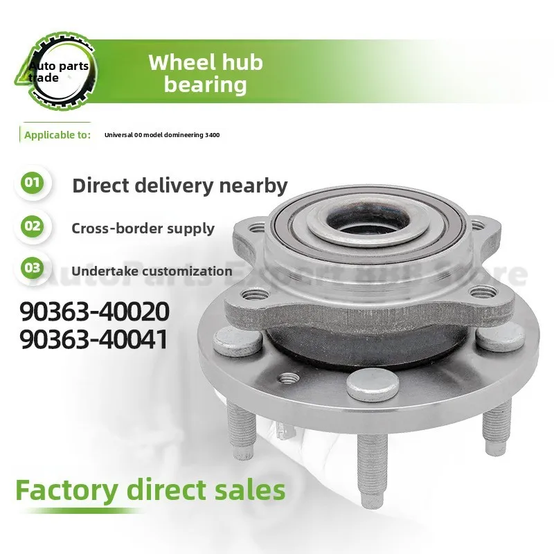 

For Toyota For 2000 Premium Quality High Performance Wheel Hub Unit Bearing Assembly Front Axle 90363-40020 Compatible with Land