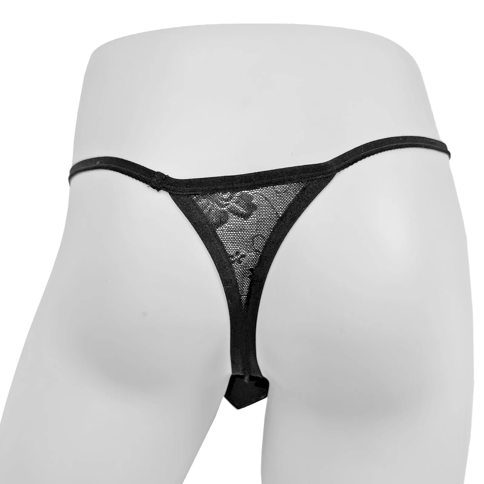 CLEVER-MENMODE 3x kit Thong Men Underwear Lace Panties Sexy Penis Pouch G String Tanga Sheer Ultra-thin Underpants Lingerie