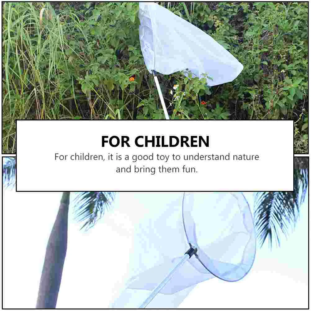 Professional Butterfly Net with Stainless Insect net kids portable Telescopic Handle Dragonfly Catching Net multiuse fishing net