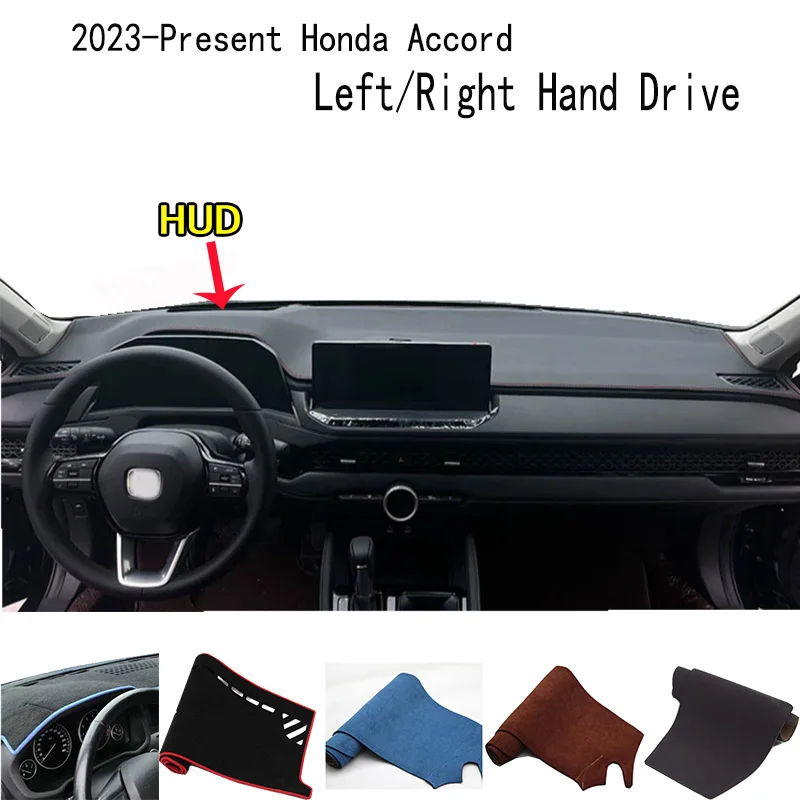 For Honda Accord  XI CY Inspire 2023 2024 Accessories Dashboard Cover Instrument Panel Dash Mat Dashmat Protective Pad