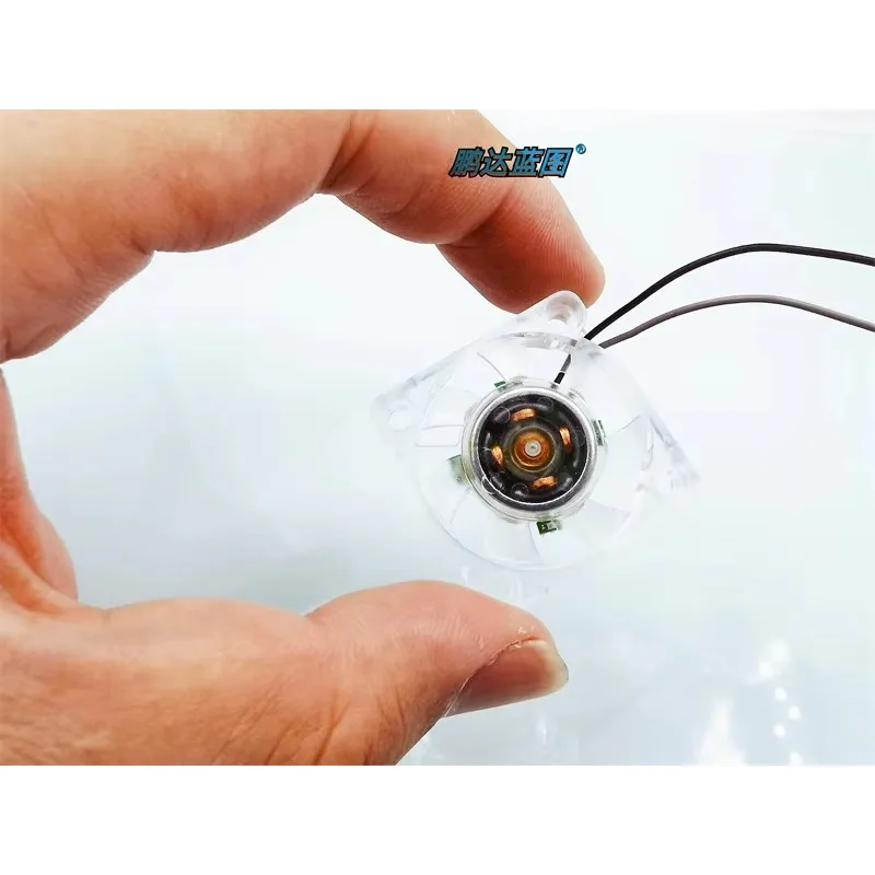 pa Brand new silent 3007 transparent illuminated blue 3CM micro 5V USB router laptop cooling fan30*30*7MM