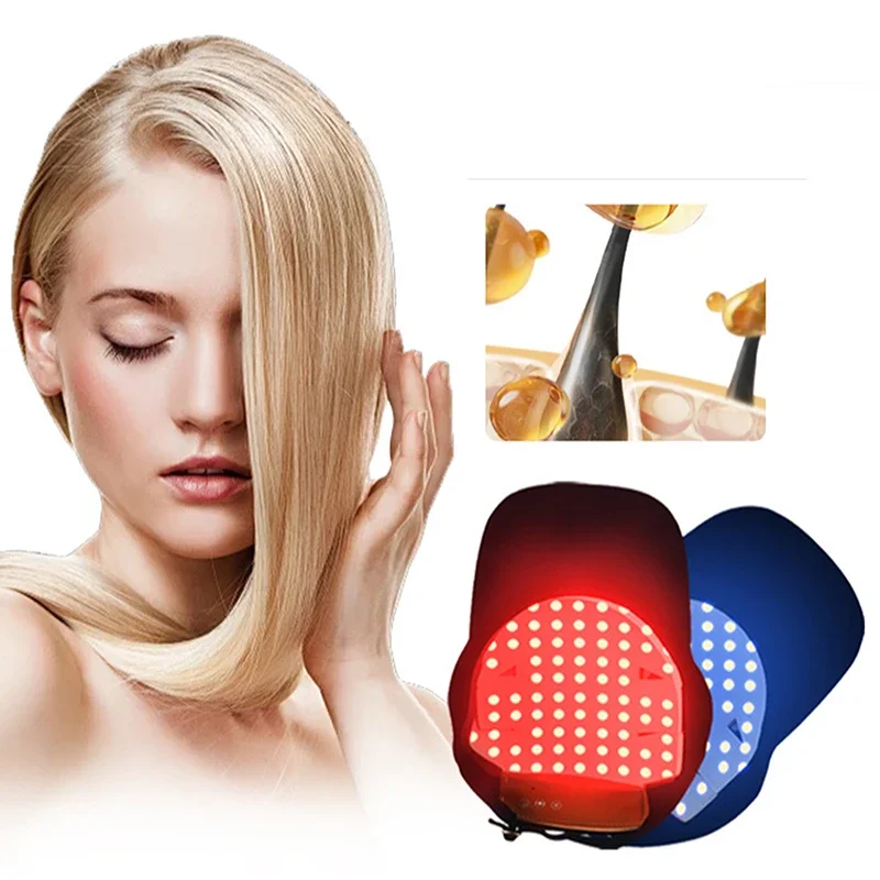 Hair LED Red Light Therapy Hair For Hair Growth Home Use Beauty Equipment Light Therapy Hats Caps