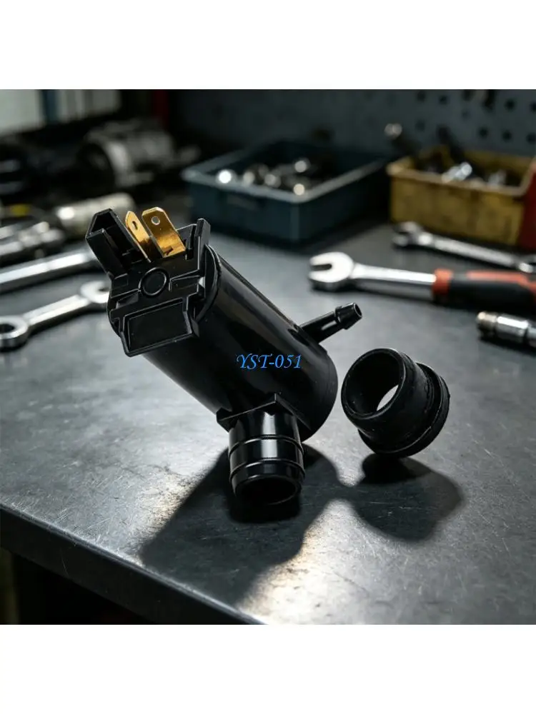 E15A Front Washer Motor with 2 Blade Contacts for Windshield Cleaning Repair