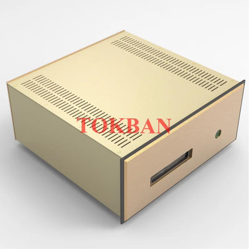 Tokban Audio 445*191*434mm FM711 MK2 Aluminium Power Amplifier Chassis Enclosure DIy Amplifier Audio Case Shell