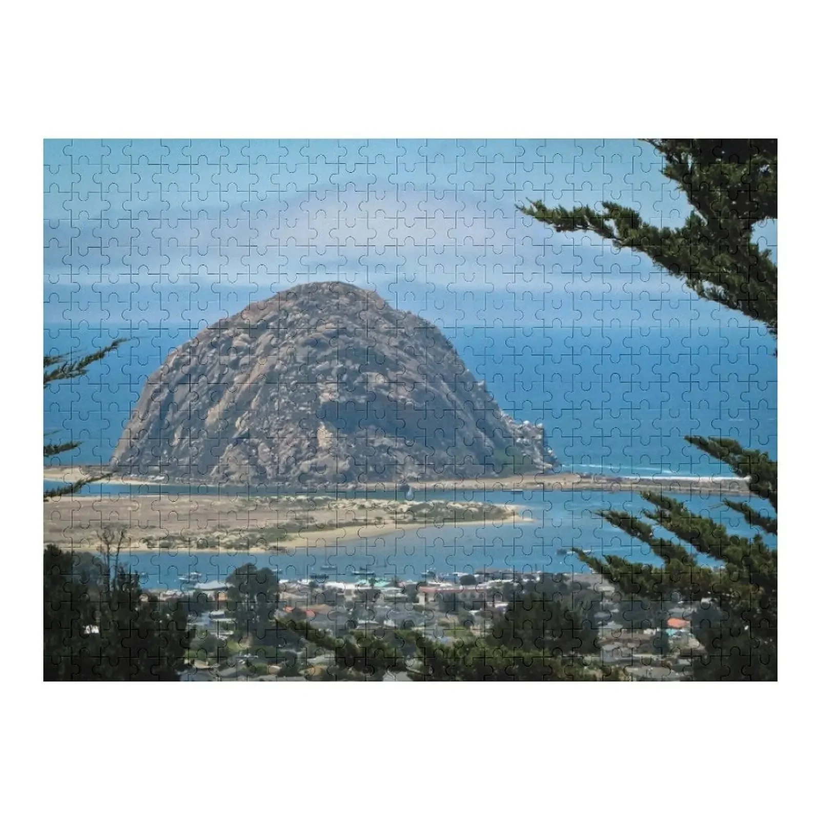 

Morro Bay Jigsaw Puzzle Personalized Toy Custom Child Wooden Compositions For Children Customizable Gift Puzzle