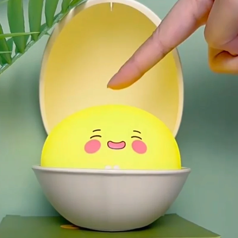 

LED Squishy Ultra-Soft Cute Pistachio Night Light Dimmable Nursery Touch Lamp Baby Room Decor nightlight Bedside Couple Gifts