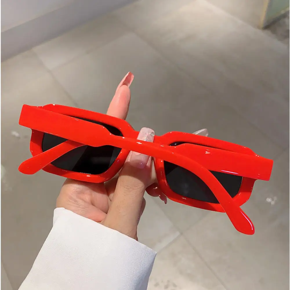 

Shades Candy Color Eyewear Sun Glasses Vintage Rectangle Frame Sunglasses For Men Women Men Outdoor