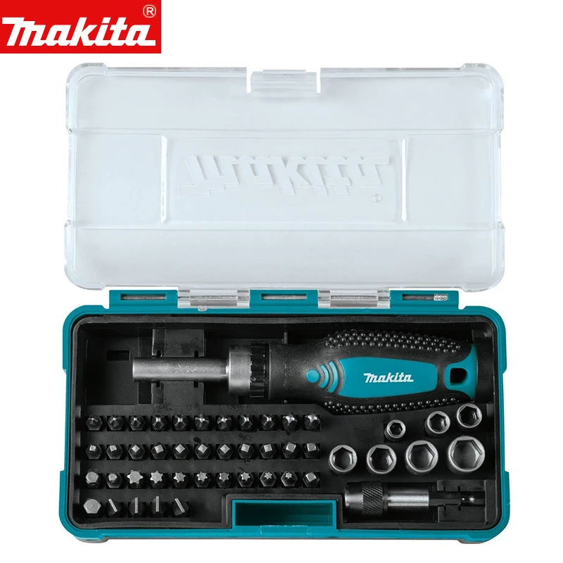 

Makita B-36170 47-Piece Rachet Wrench and Bit Set Electric Hand Drill Hexagon Handle Screwdriver Bits Set