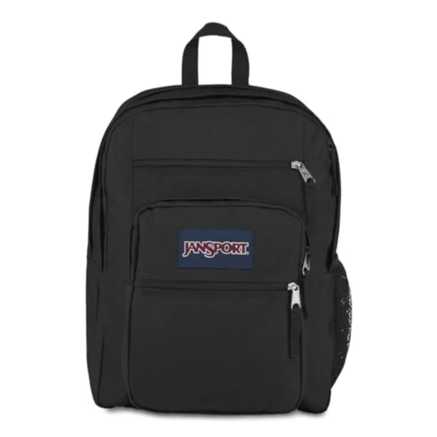 

Laptop Backpack - Computer Bag with 2 Compartments Ergonomic Shoulder Straps 15" Laptop Sleeve Haul Handle - Black
