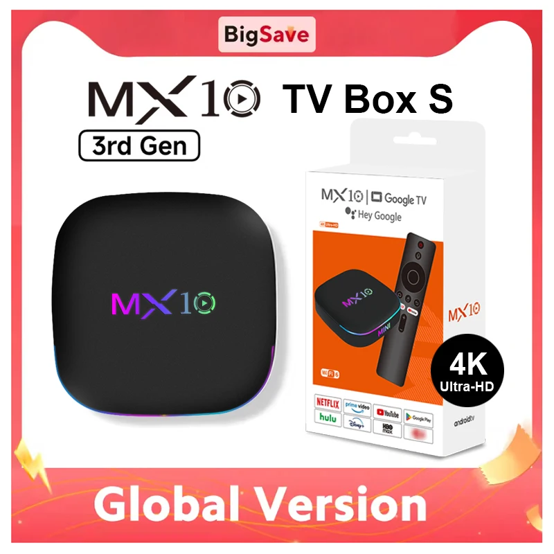 Android TV Box MX10 Z4 Android 13 Allwinner H313 رباعي النواة 2G 16G Smart TV Box 2.4G/5G WIFI6 يدعم الفيديو 4K فك التشفير