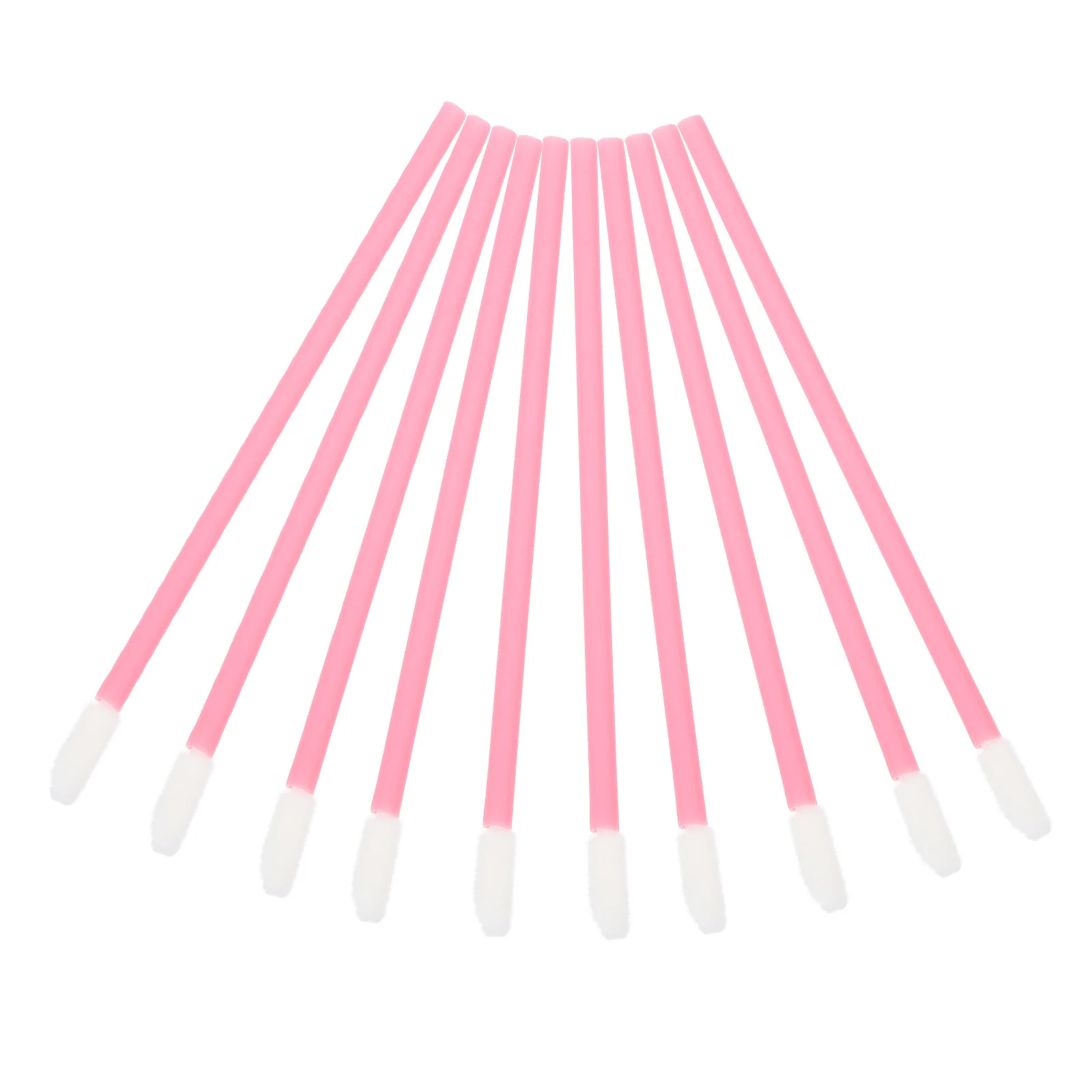 100Pcs Lip Brush Tools Cosmetics Brushes Quick Lipstick Applicators Portable for Lip Balm and Eyebrow Lipstick Brush