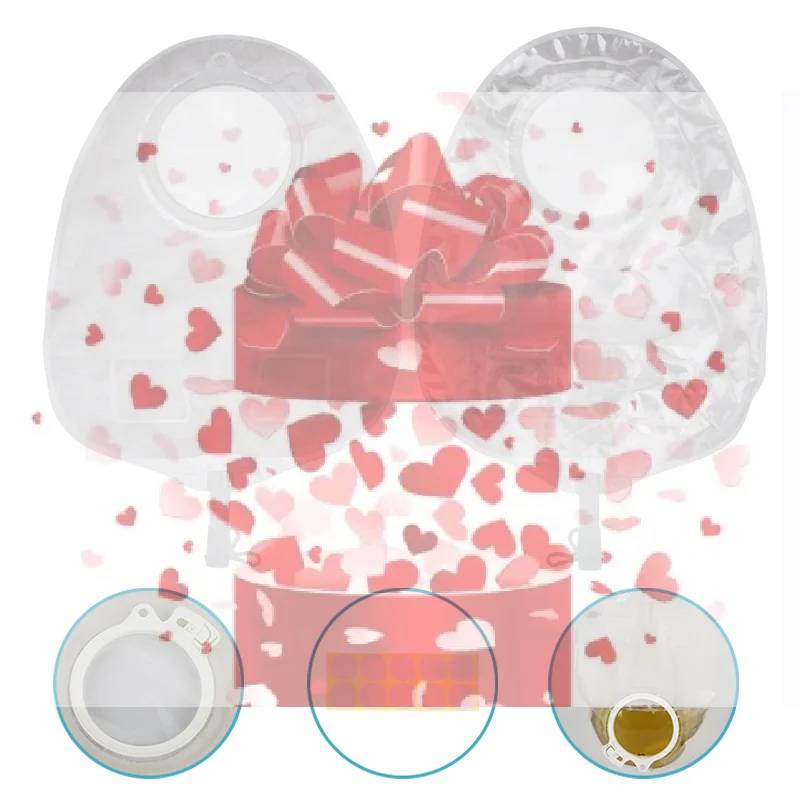 

【WA】10 PCS Comfortable Disposable No-leak Two-Piece Urine Bags Supplies Adults Colostomy Bag Urostomy Bags Stoma Bag Supplies