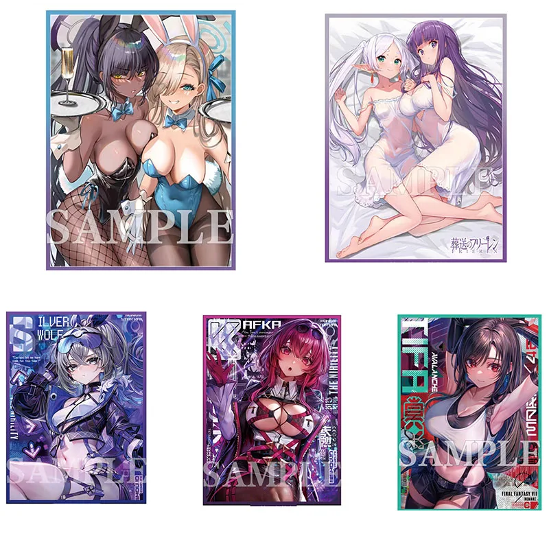 60Pcs 67*92Mm Anime New Beautiful Girl card cover Blue Archive Tifa Lockhart Honkai- Star Rail Card Protective Cover