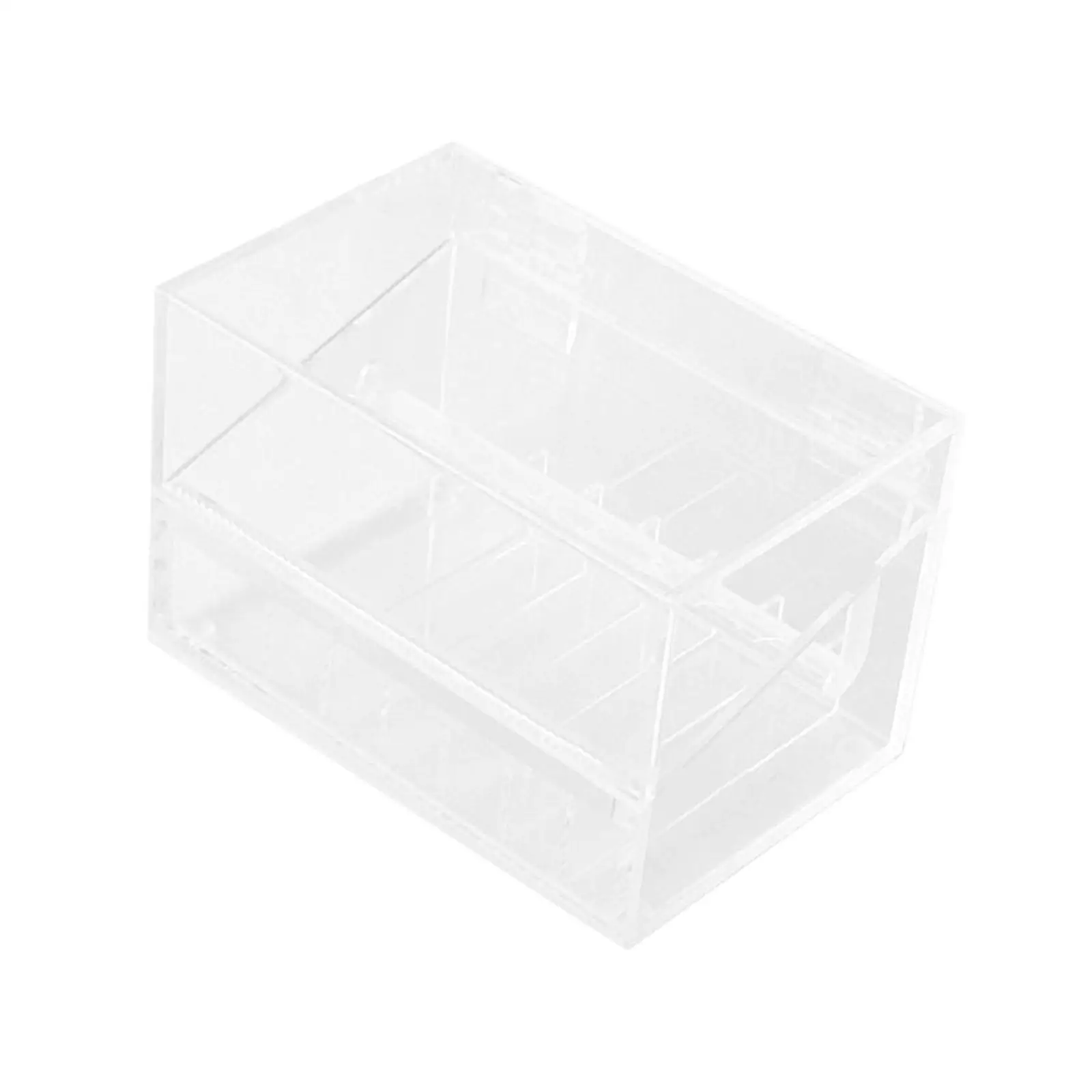 まつげ用テープカッター、卓上式、diyステッカー用、携帯用、多目的、防塵、アクリル製、美容サロン用、まつげツールボックス