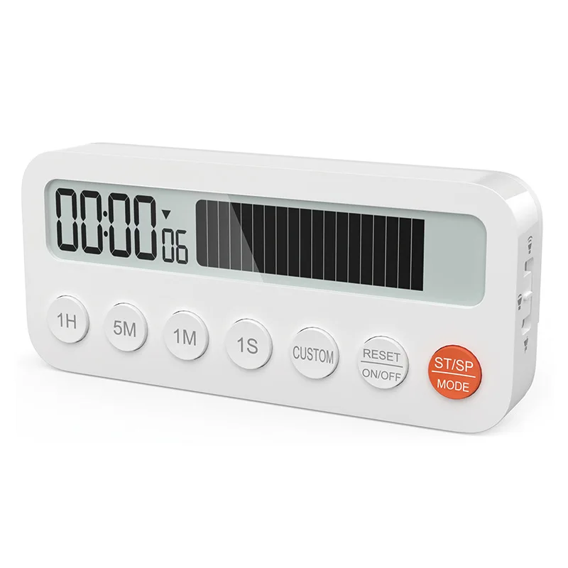 

New Timer Alarm Clock Dual Use, Kitchen Cooking Reminder Timer Visual Timer