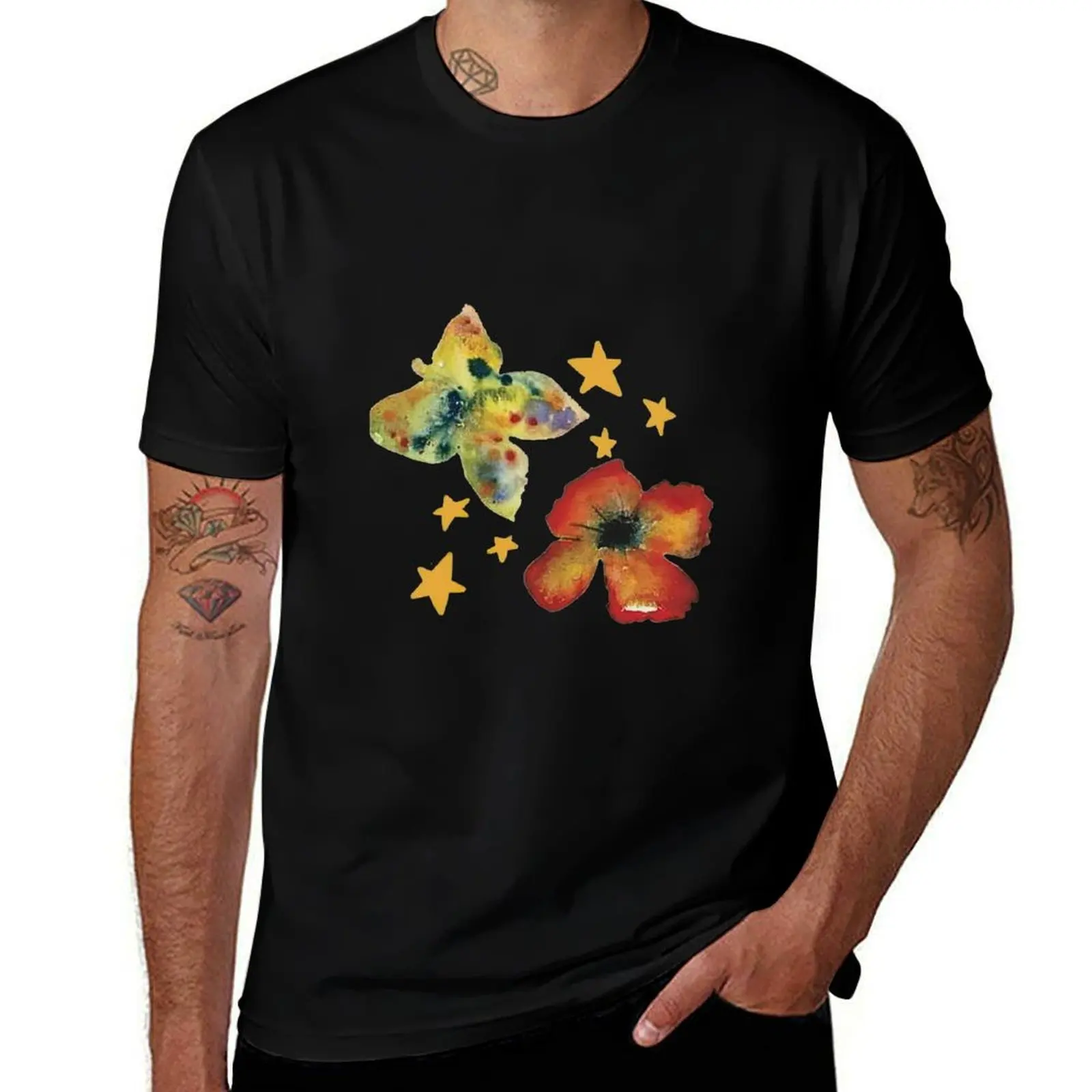 Lenker songs starry T-Shirt Breathable Sportswear for Men T-Shirt