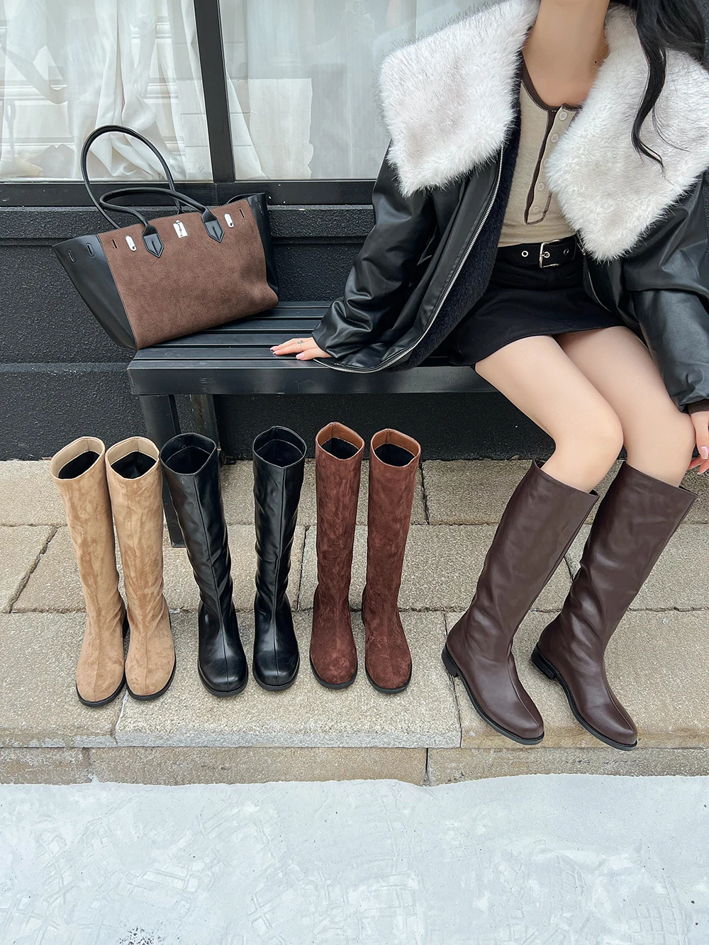 Mode femmes genou bottes troup - Sock Boot Women avis et prix