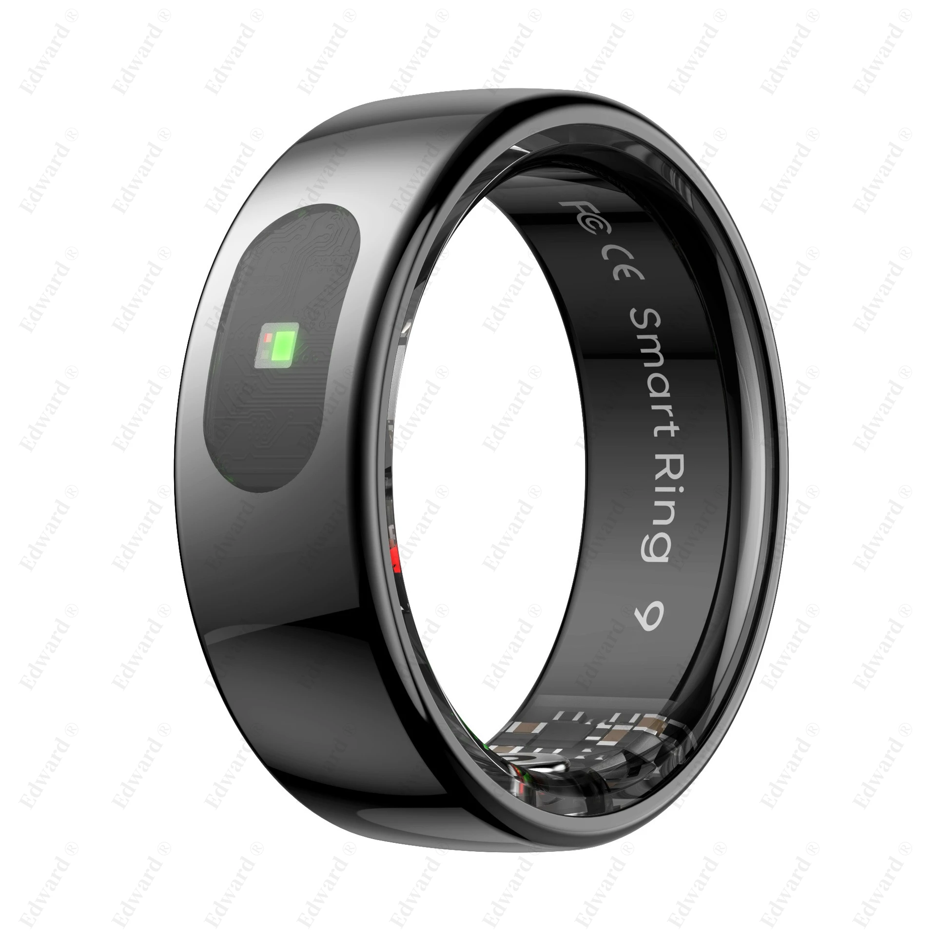 

Smart Ring R08 Heart Rate Blood Pressure Body Temperature Sleep Touch SmartRing Monitoring Wearable Multifunction