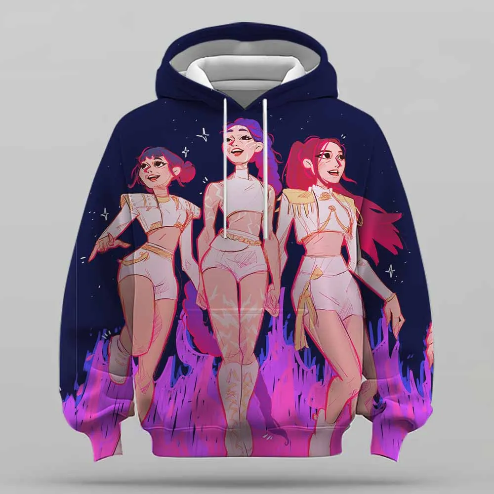 

Children Hoodie Popular Movie KPop Demon Hunters Toddler 3-12 Year Coat Boys Girls Tops Spring Leisure Sweatshirr Clothing