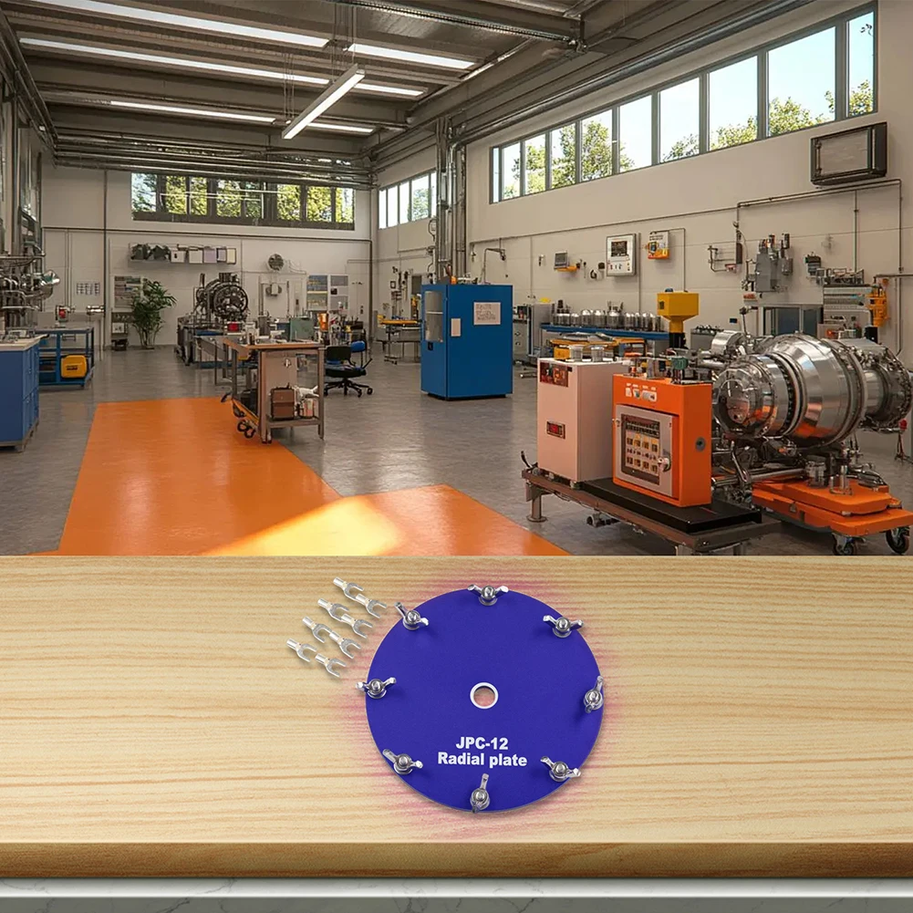 

aluminum grounding grid plate for PAC12 JPC12 portable shortwave antenna with 11cm diameter and terminal compatibility