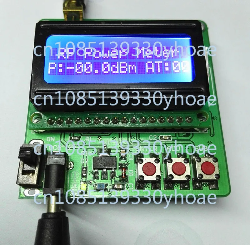 Digital Display RF Dynamometer-75 ~ 16dbm Adjustable Power Attenuation Ultra-Small LCD Automatic Backlight