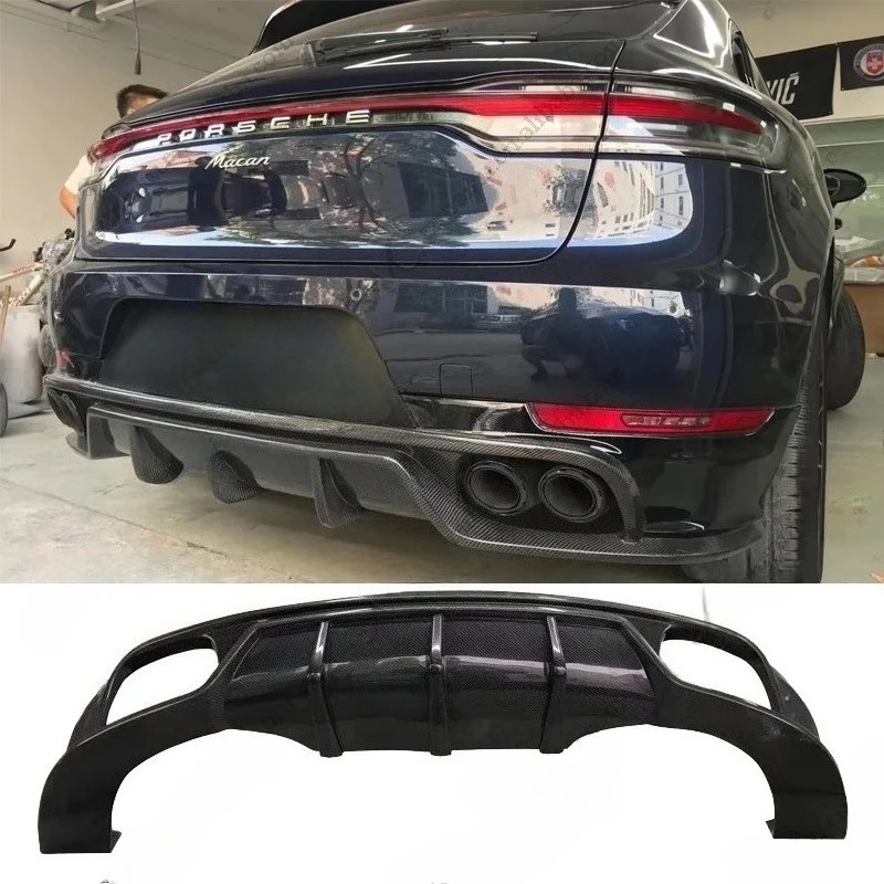 

Exclusive 2025 Buy MACAN Carbon Fiber Rear Bumper Lip Diffuser for Porsche Custom Forged Fibre