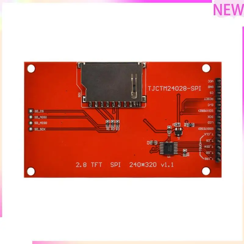B27B 3X2.8 Inci 240X320 SPI TFT LCD Display Modul Port Seri 51 Drive ILI9341V LCD Serial Port Modul STM32 Drive Display