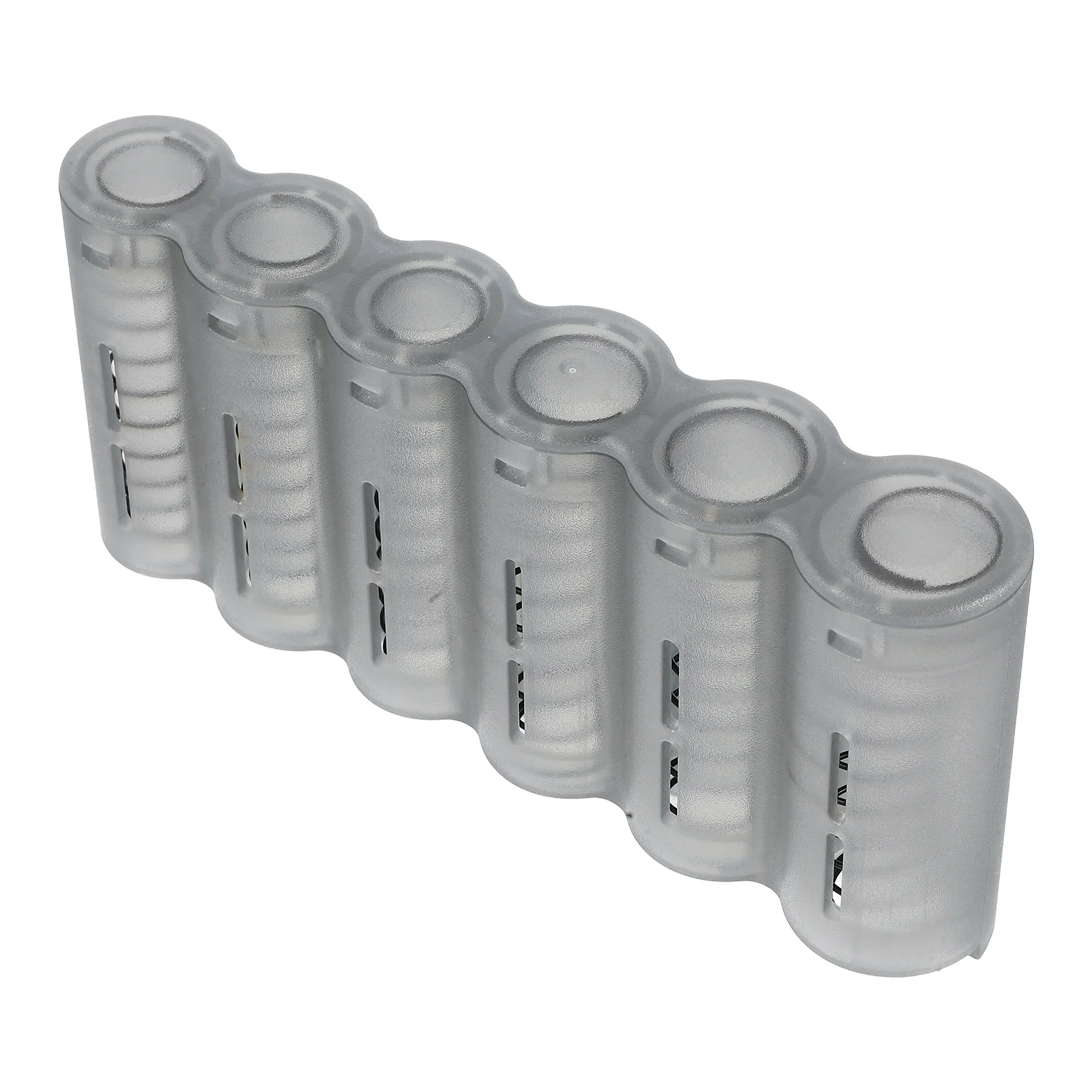 6-Slot Holder Portable Plastic Dispenser for Travel Daily Use Lightweight Compact Organizer Storage Box