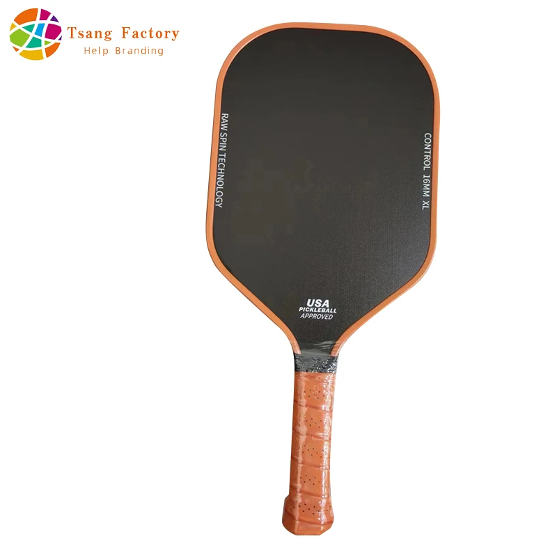 T700 Raw Carbon Fiber Surface Pickleball Paddle USAPA Approved 16MM Pickleball Racket Enhanced Power&Control Anti-slip Hand Grip