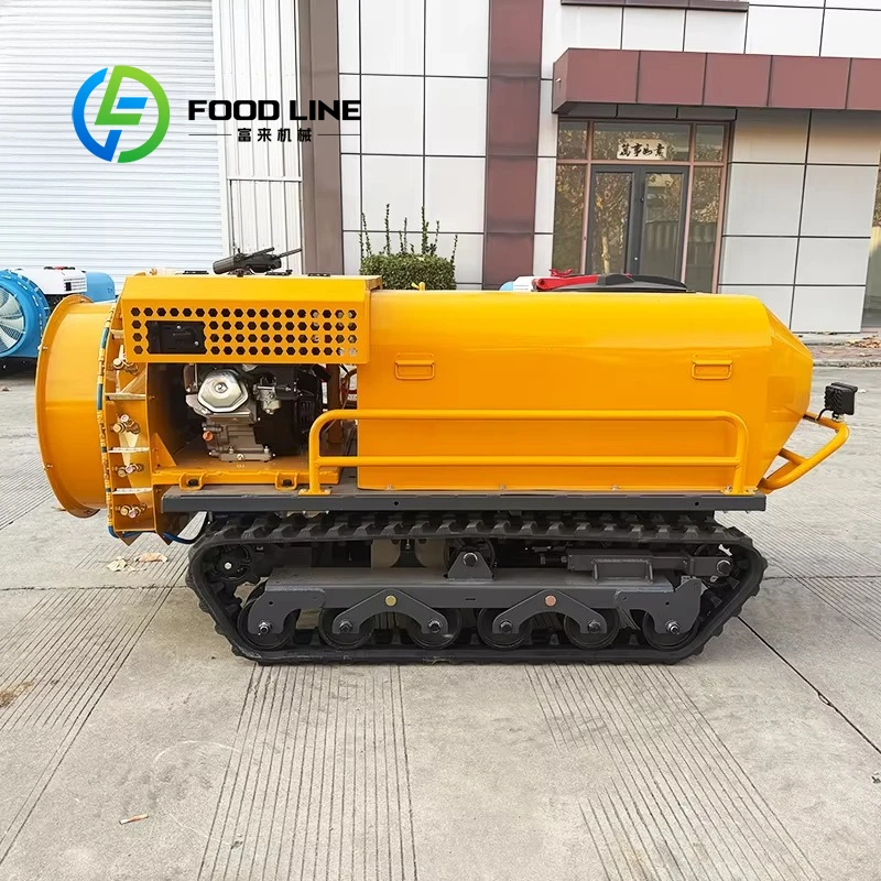 Customized Remote Controlled Tracked Unmanned Sprayer Vehicle For Farm Orchard Crop  Spraying And Agriculture Plant