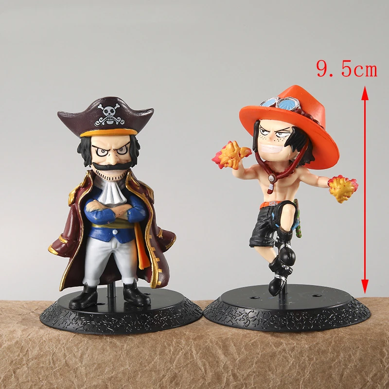 Figurine One Piece Monkey D Luffy Zansabo Gol D Roger Silvers en PVC, modèle à collectionner, jouets beurre