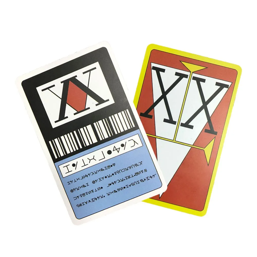 Anime Hunter License Card GING FREECSS Cosplay Hisoka Kurapika Killua Zoldyck PVC Cards Costume Props