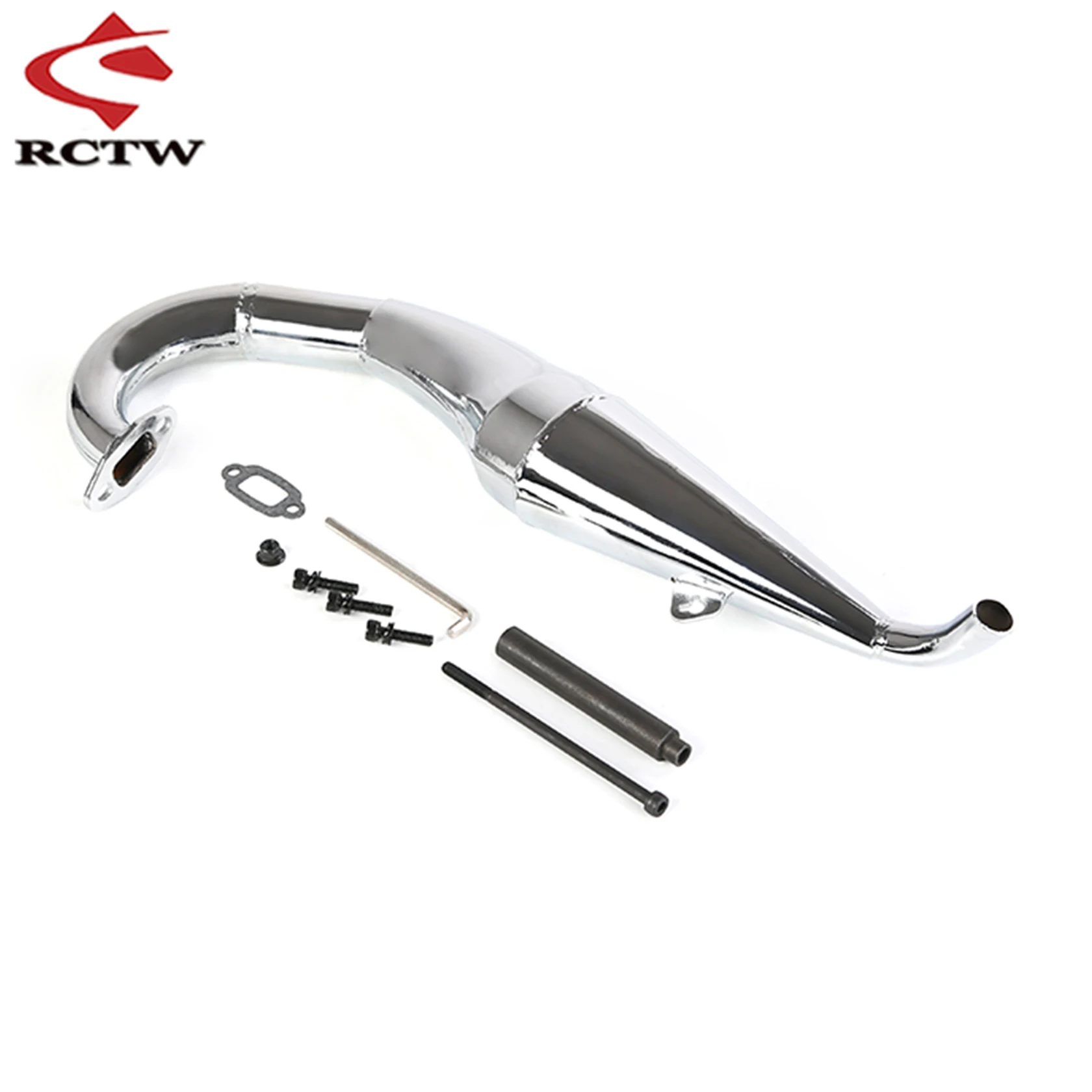 Rc Car 23CC~36CC Engine Side Exhaust Pipe for 1/5 Hpi Rofun Rovan King Motor Baja 5b Ss 5t 5sc Truck Parts