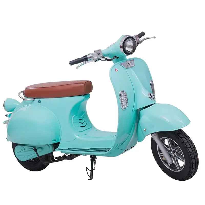 

2025 New Style New Design Popular Roman Holiday Style Electric Motorcycle 1200W 60V Electric Scooter