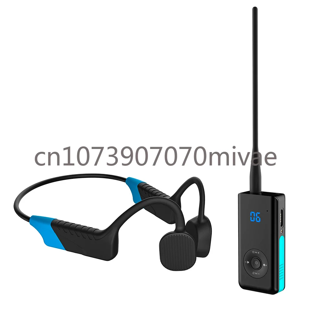 Swimming Training Headphones Ear Hook Wireless Bluetooth Headset Earphone FM Transmitter Bone Conduction Earphone Receiver