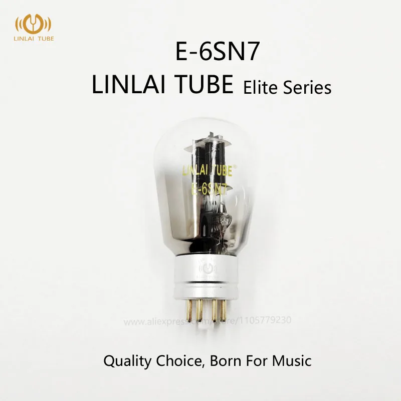 LINLAI E-6SN7 Elite Series Dual Triode Preamp Audio Vacuum Tube Upgrade Replacement Tube for 6SN7 CV181 6N8P 6H8C 5692 HiFi Tube