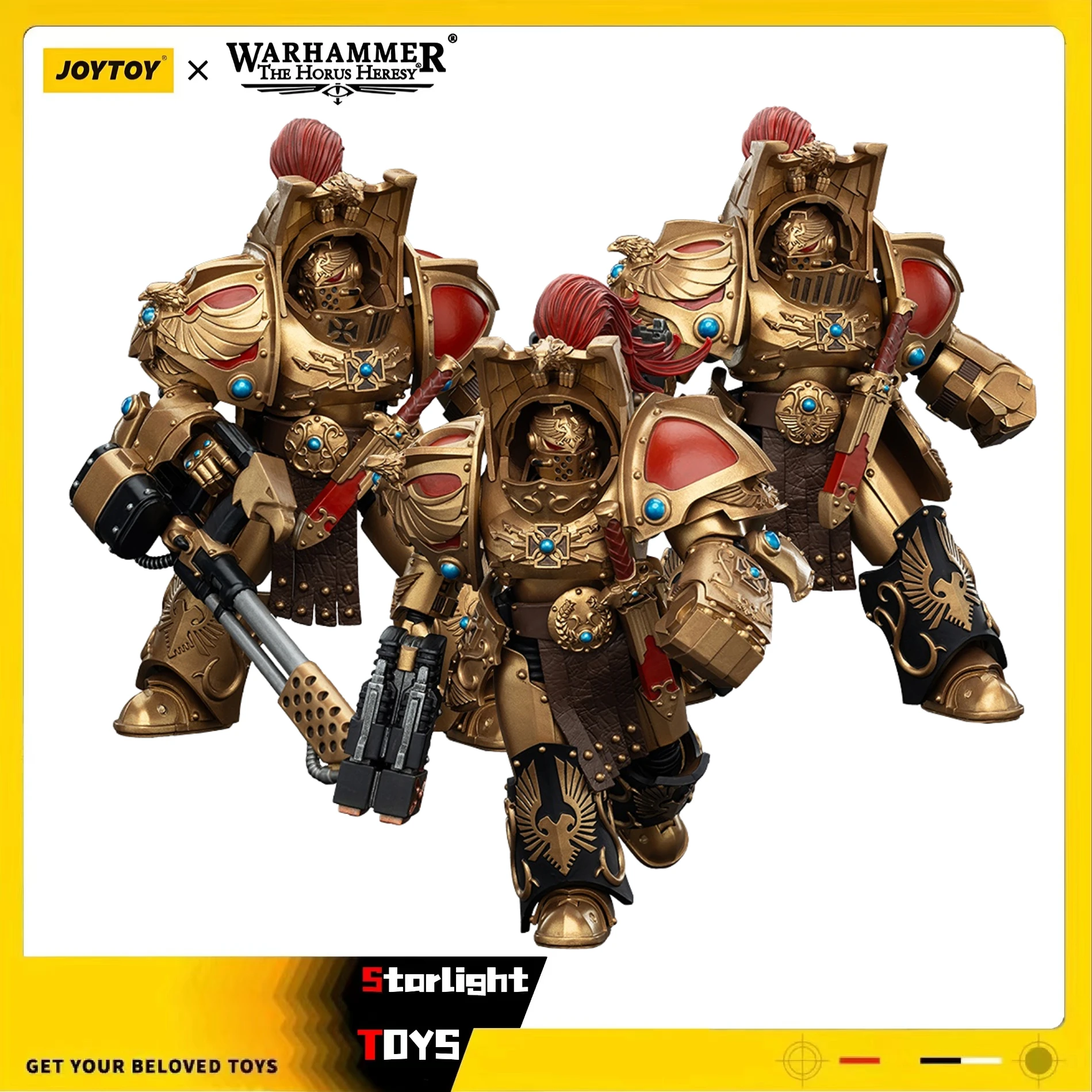 

JOYTOY 1/18 фигурка Warhammer 40K Legio Custodes Aquilon Terminator Squad модель игрушки подарки