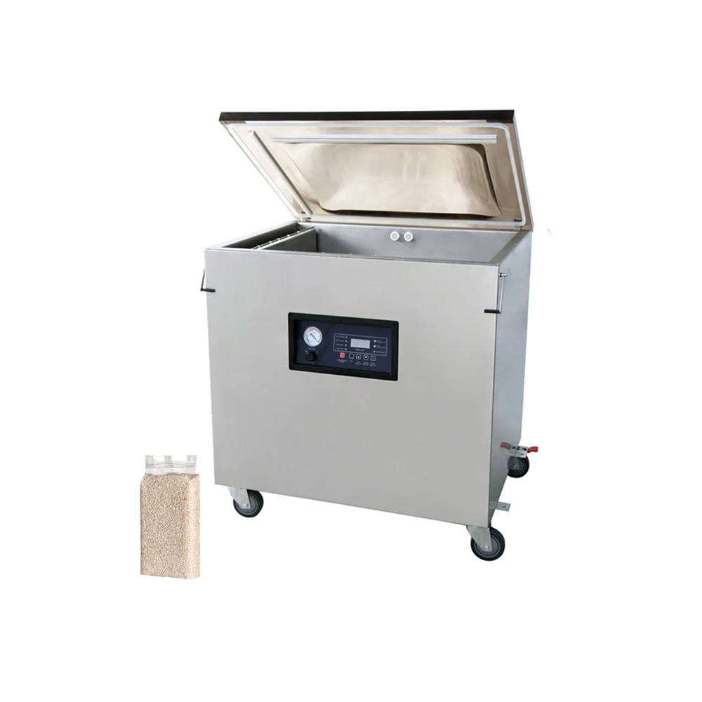 

DZ-360 stand type double sealing bar high efficiency vacuum packaging machine vacuum sealer