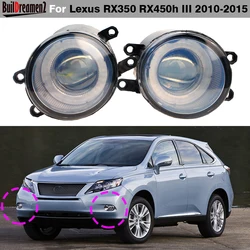 Car 30W LED Lens Fog Light Angel Eye DRL Daytime Running Lamp 1 Pair For Lexus RX350 RX450h III 2010 2011 2012 2013 2014 2015