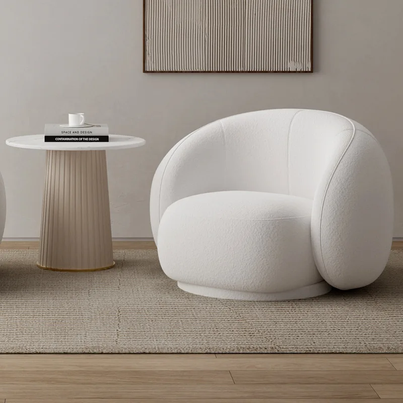 Factory Direct 2026 Joylive Minimalist Modern Sofa Nordic Light Luxury Single Sofa Clothing Store Reception Negotiation Lounge