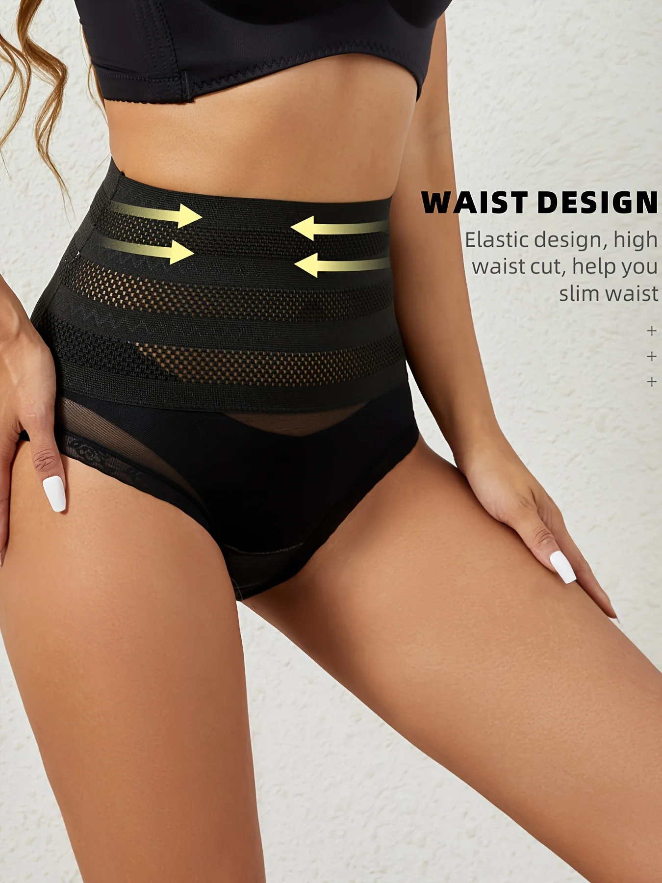 سراويل ضغط عالية الخصر لتشكيل الجسم للنساء، سراويل لرفع الخصر بعد الولادة، ملابس داخلية مثلثة، واي #3