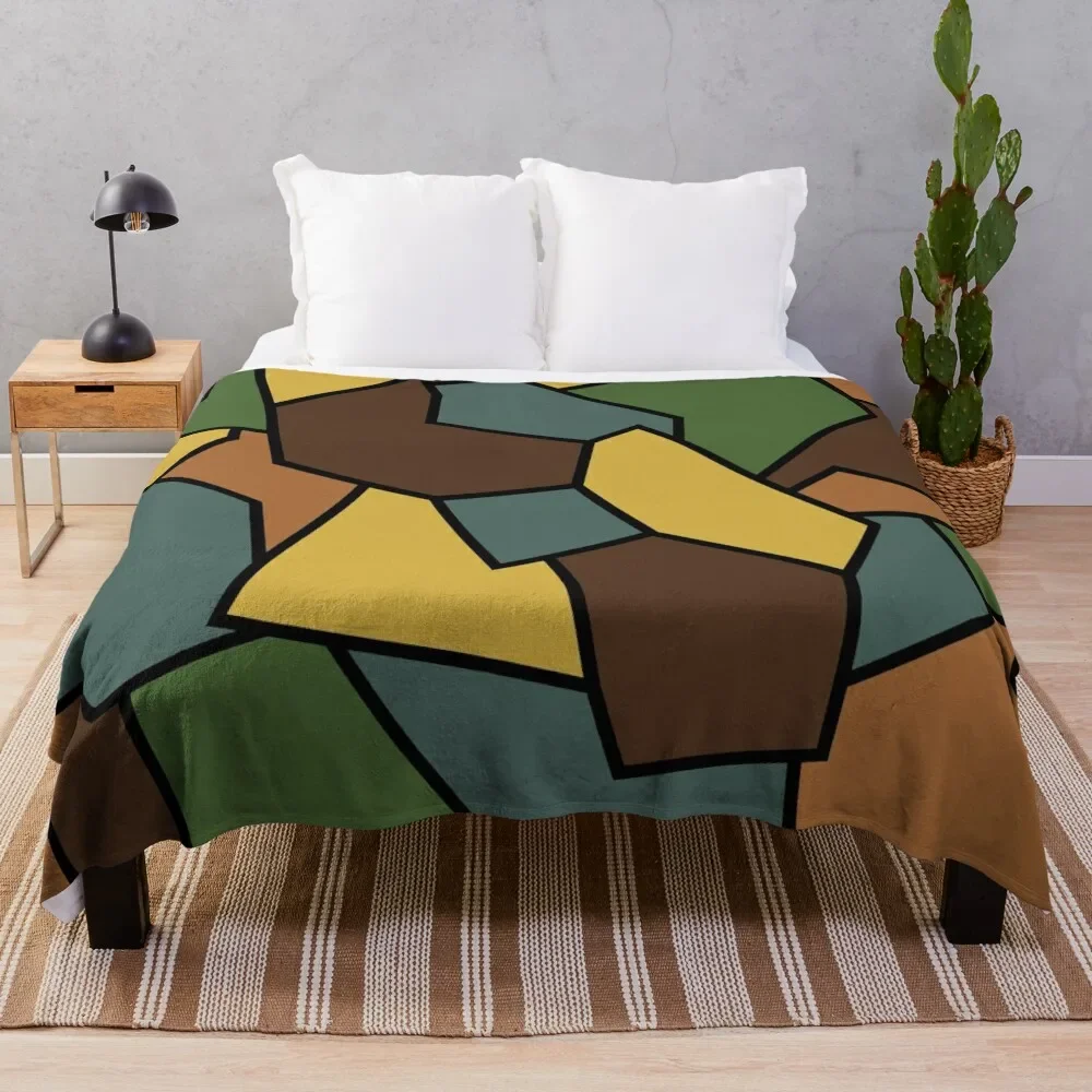 WW1 German Camouflage Throw Blanket For Decorative Sofa Bed Blankets