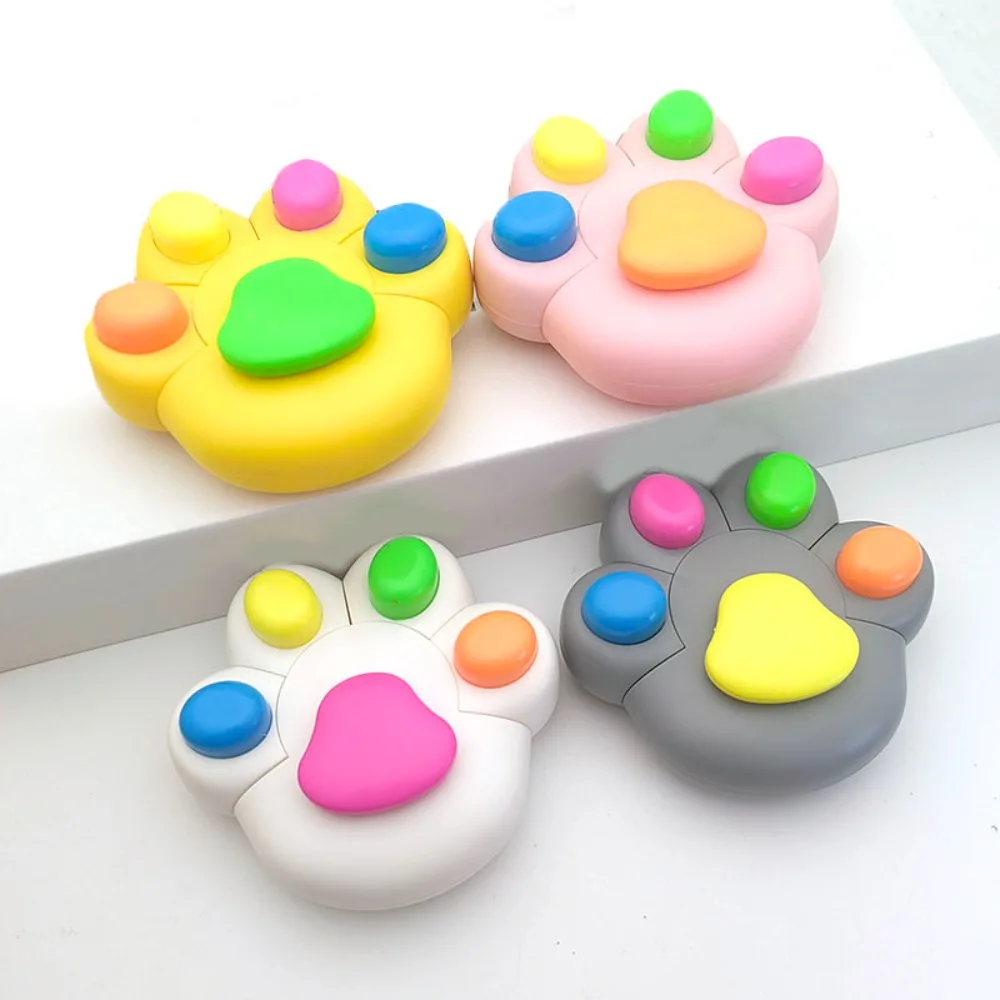 

Creative Cartoon Cat Paw Highlighter Pen Graffiti Handmade Funnyl Highlighter Pen Marking DIY Fluorescent Marker Birthday Gift