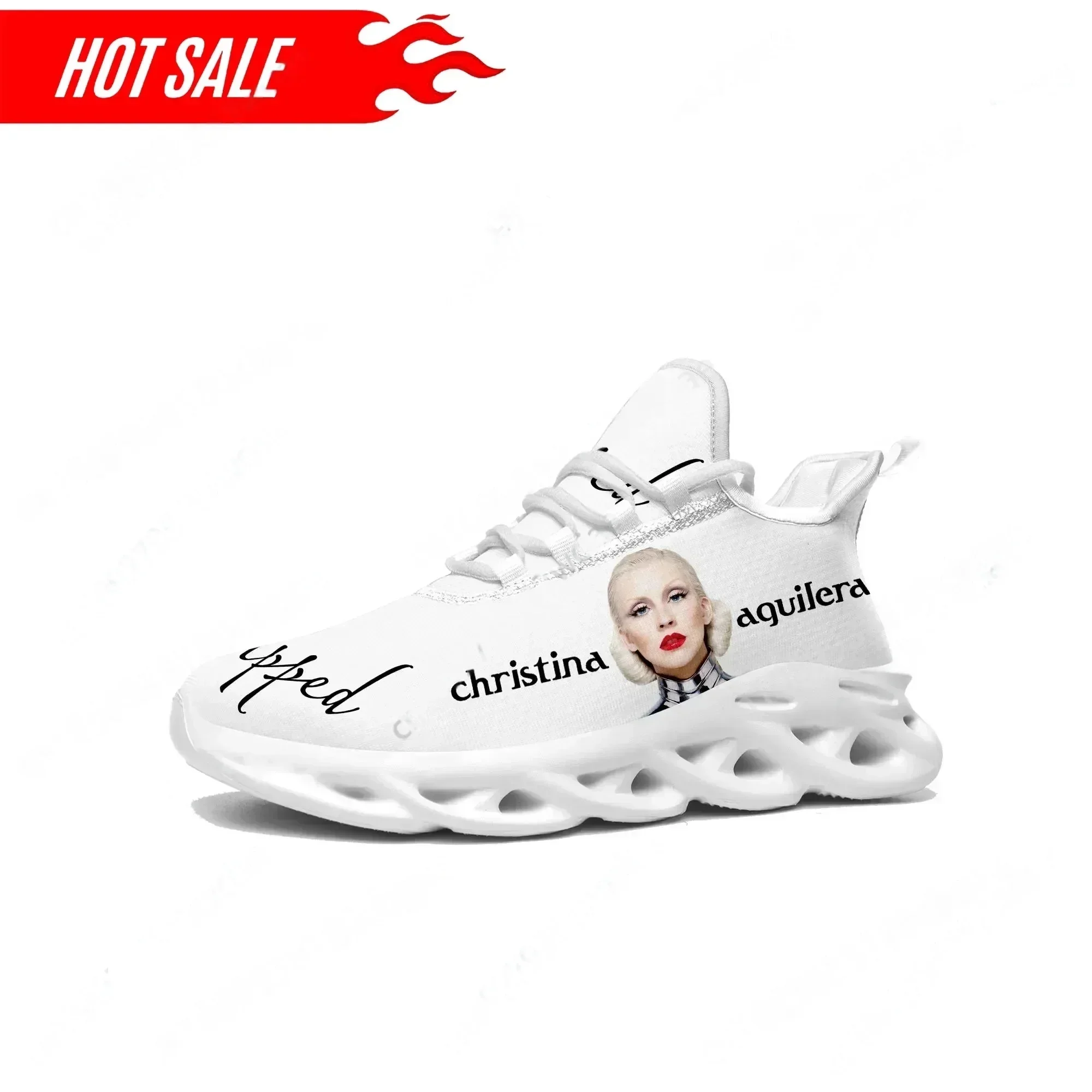 

Christina Aguilera Flats Sneakers Mens Womens Sports Running Shoes High Quality Sneaker Lace Up Mesh Footwear Tailor-made Shoe