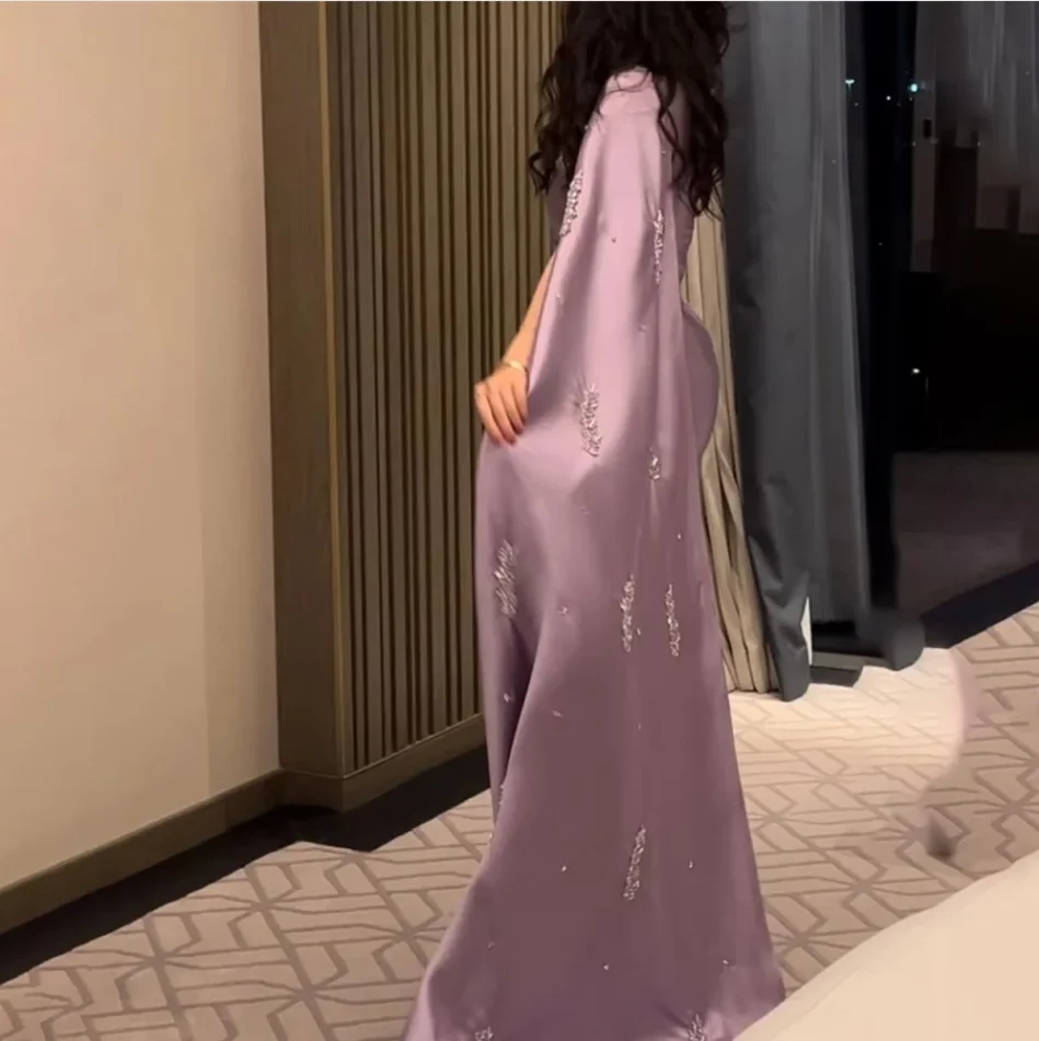 فستان نسائي رائع مخصص بكتف واحد للحفلات الراقصة ترتر ساحر بطول الأرض فستان حفلات أنيق مطرز بالخرز للنساء ثوب مسائي