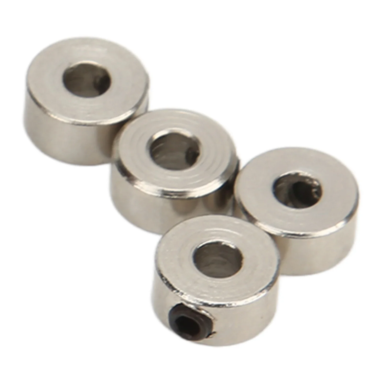 20Pcs RC Plane Landing Gear Stopper Set Wheel Collar 3.1mm Stainless Steel Exquisite Craftsmanship Model Aircraft Part